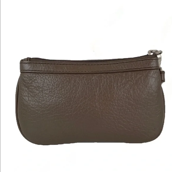 Calvin Klein Taupe Leather Wristlet - Picture 5 of 7